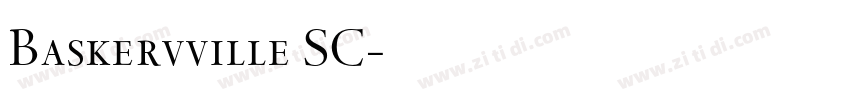 Baskervville SC字体转换